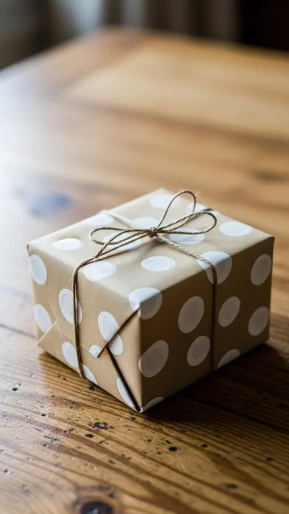 Polka Dot DIY Stamp Wrap