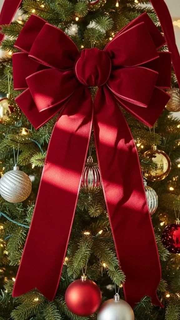 Ribbon Bow Tree Toppers