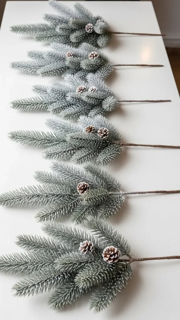 Snow-Dusted Greenery Garland
