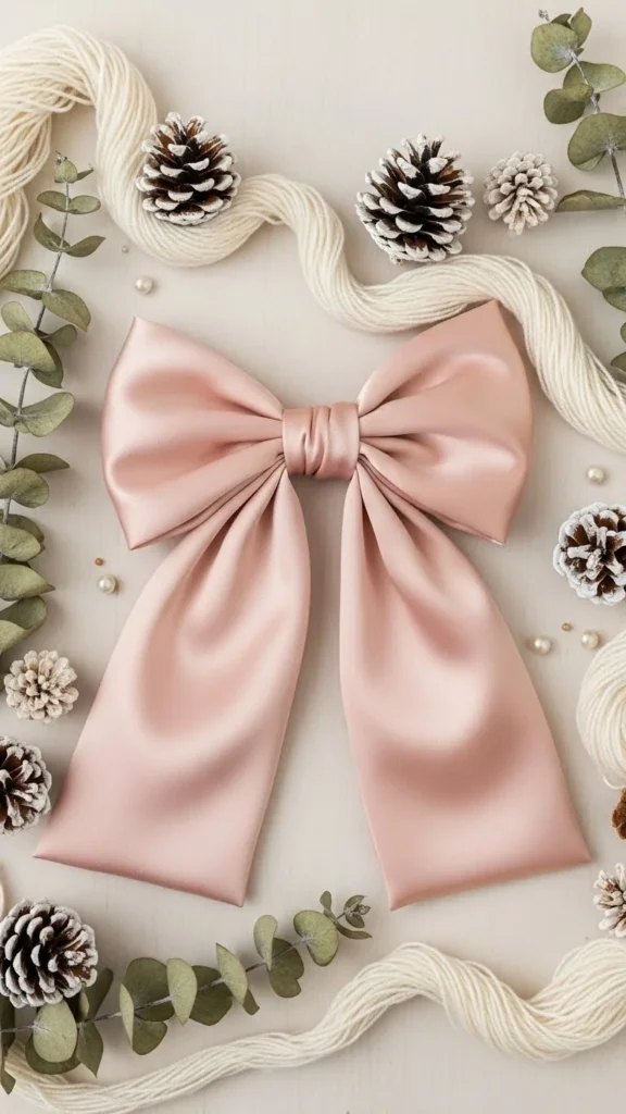 Soft Blush Pink Bow