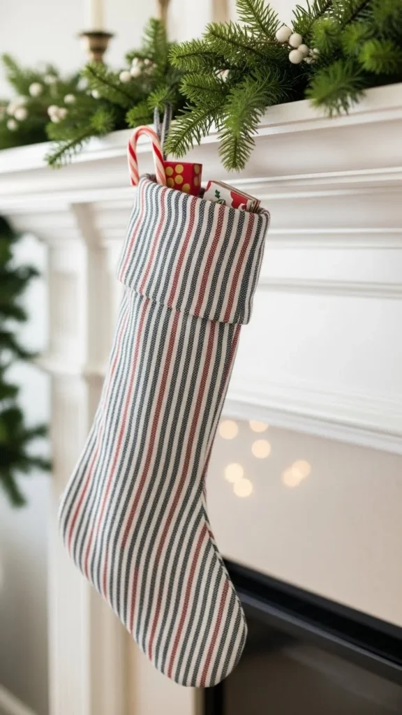 Ticking-Stripe Classic Stocking