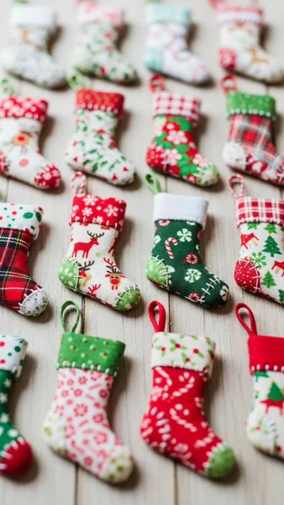 Tiny Fabric Stockings