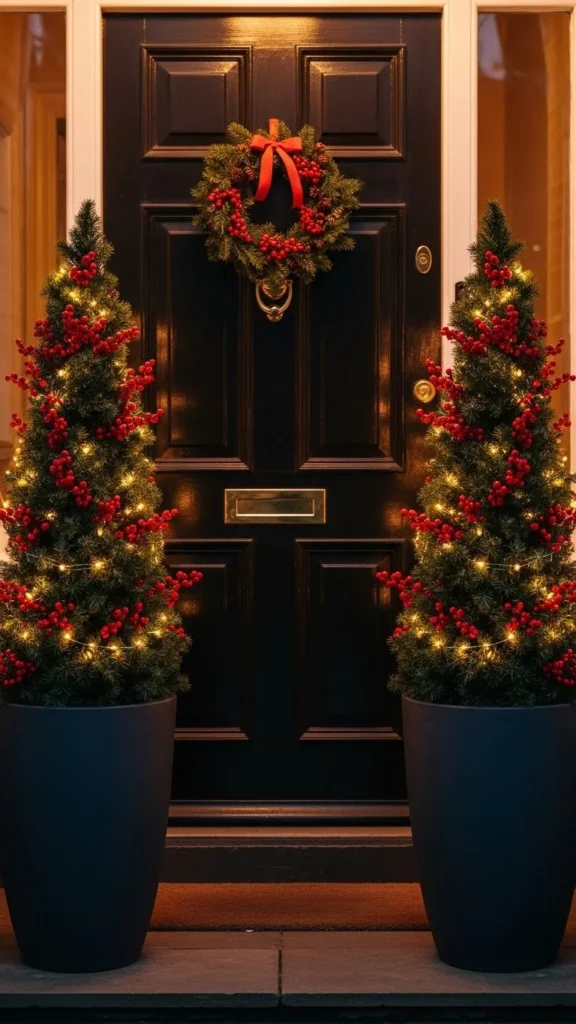 Twin Mini Christmas Trees