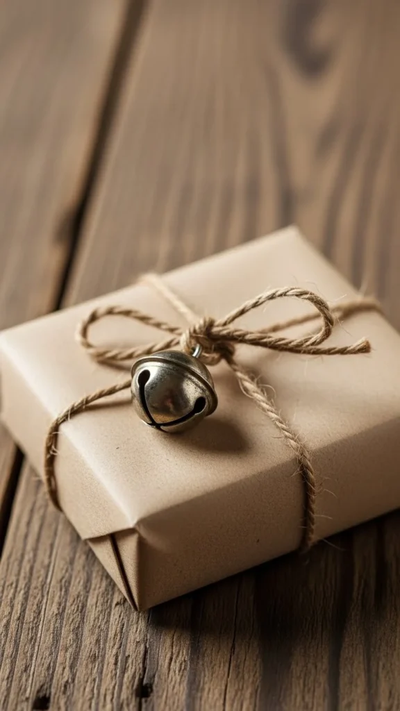 Twine + Mini Bell Wrap