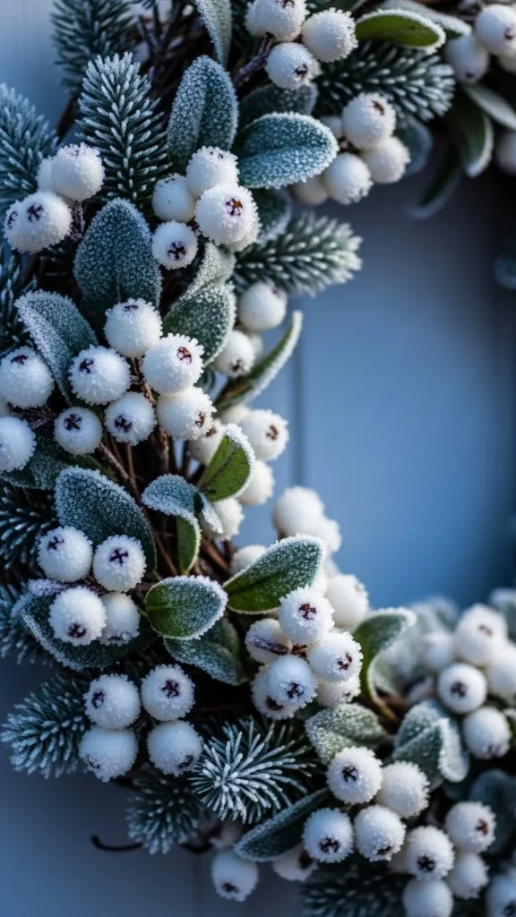 White Berry Winter Wreath