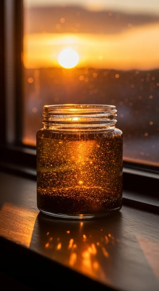 Amber Sunset Jar
