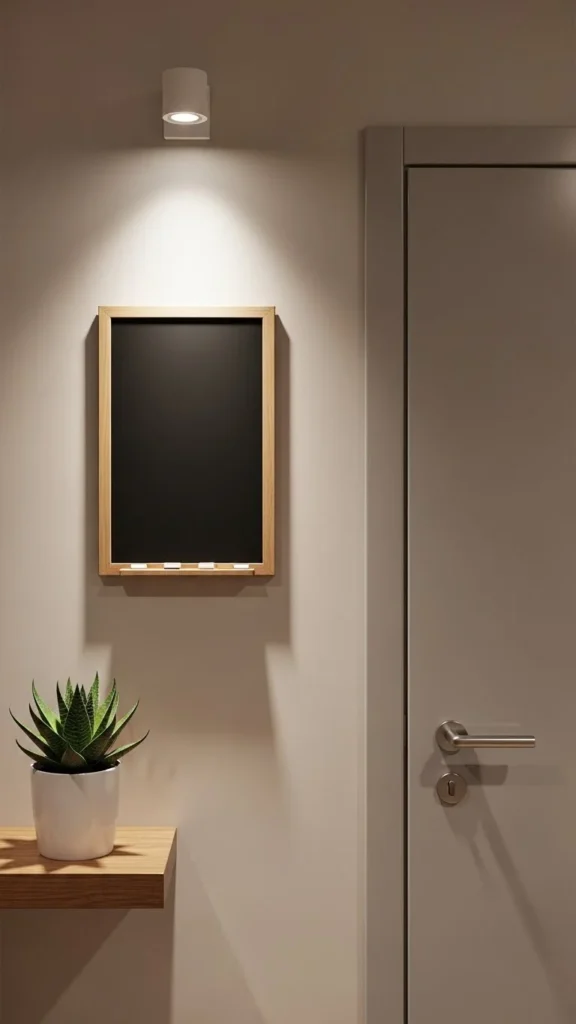 Apartment Entry Chalkboard