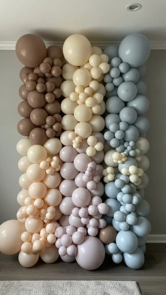 Balloon Color-Block Wall