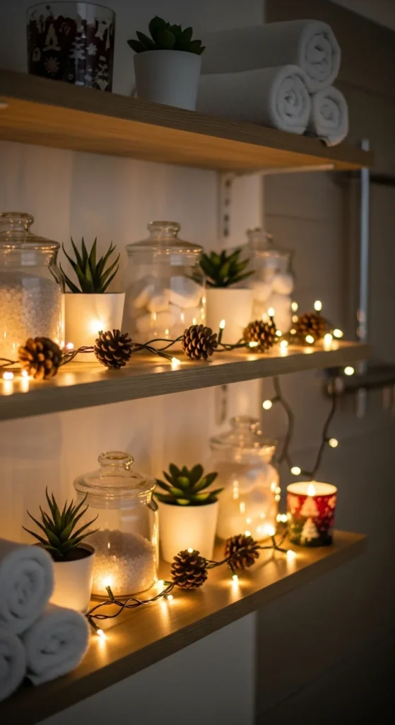 Bathroom Shelf Soft Light