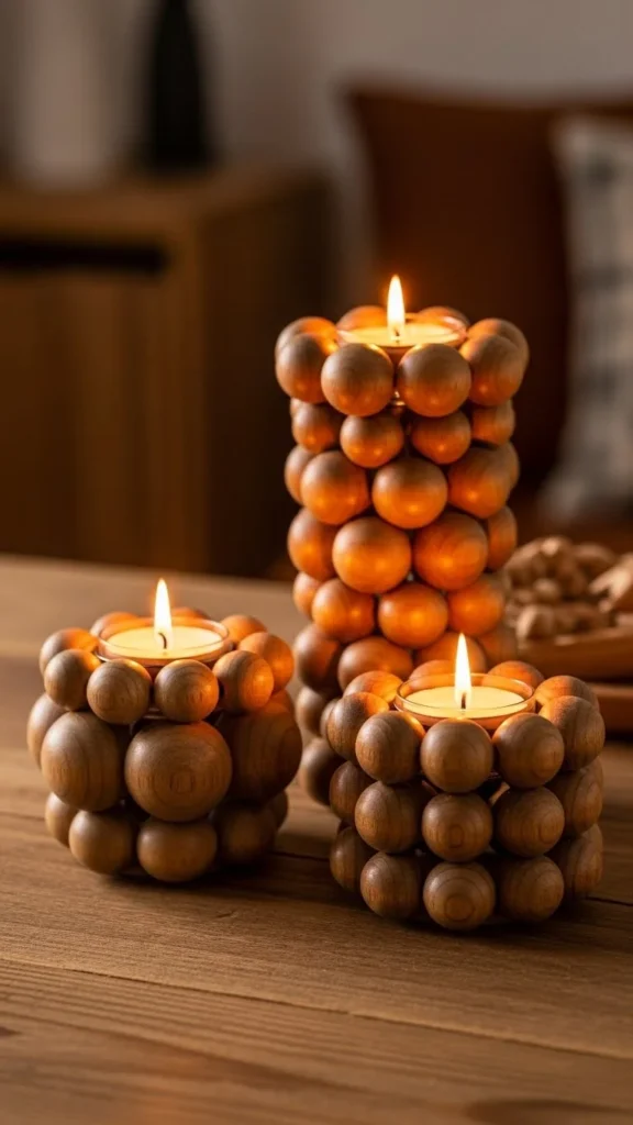 Beaded Candle Holders