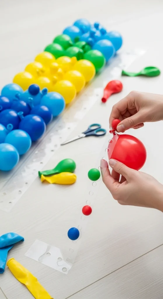 Build the Balloon Wall Step by Step