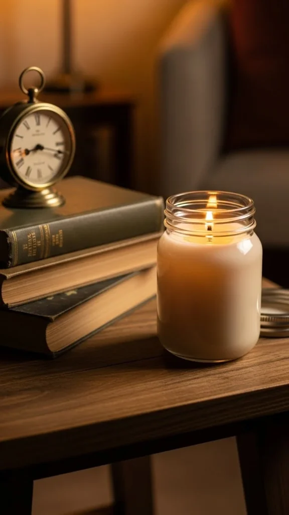 Candle Jar with Simple Wax Pour