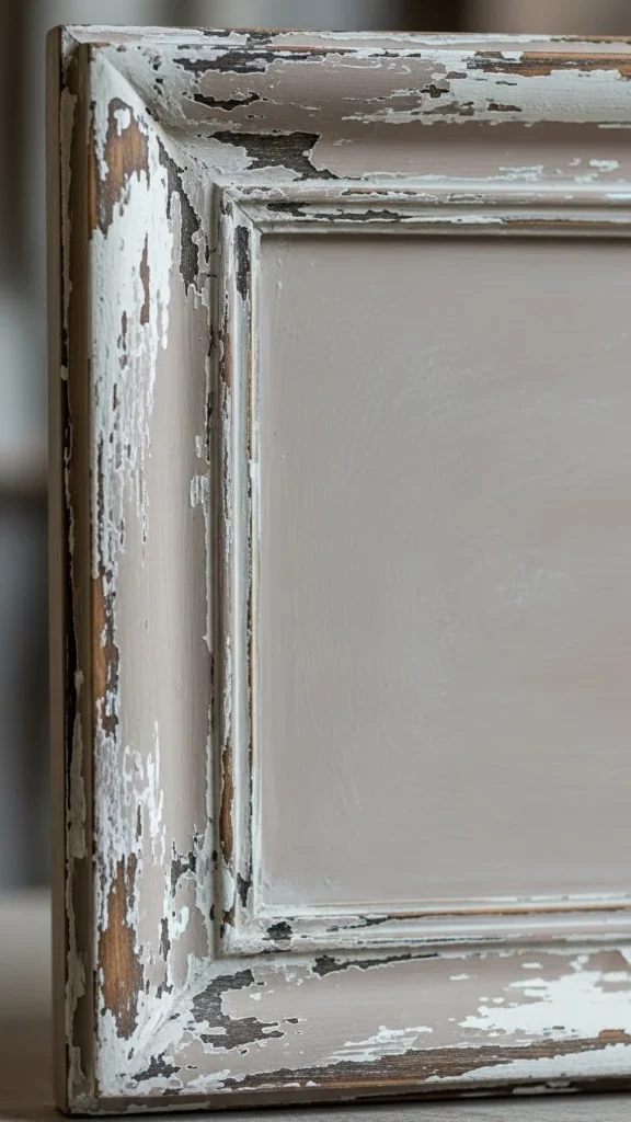 Chalk Paint Distressed Frame