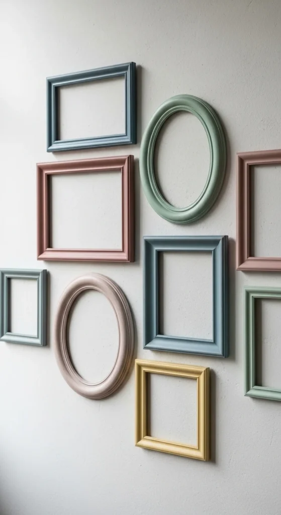 Chalk Paint Wall Frames