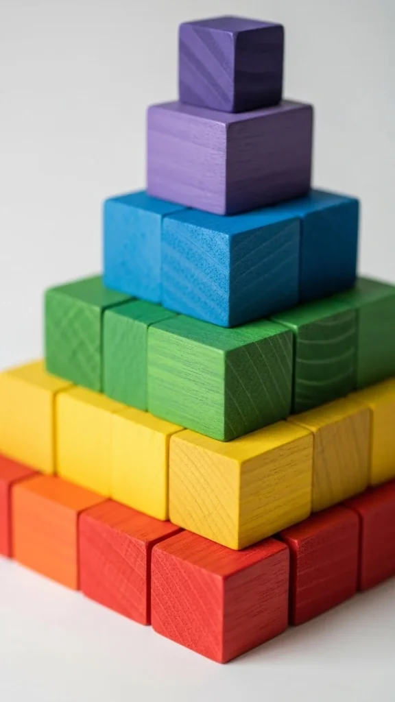 Chalk Paint Wood Blocks