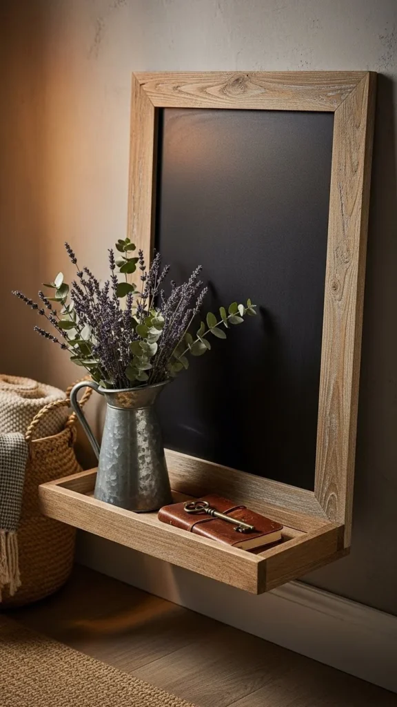 Chalkboard With Chalk Tray