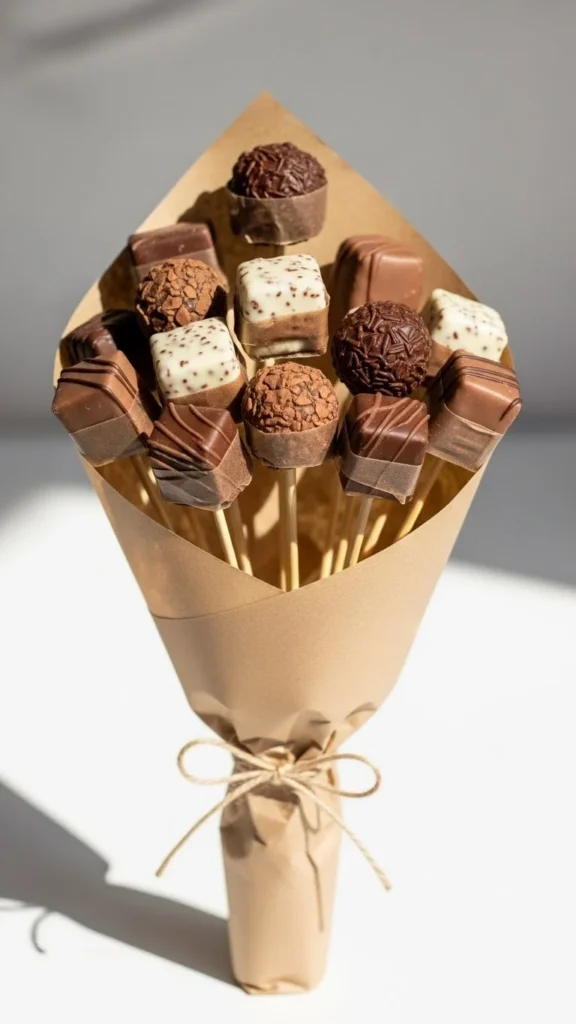 Chocolate Minimal Stick Wrap