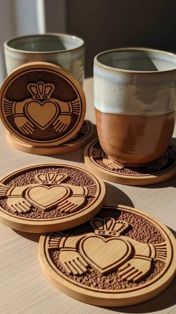 Claddagh Symbol Coasters