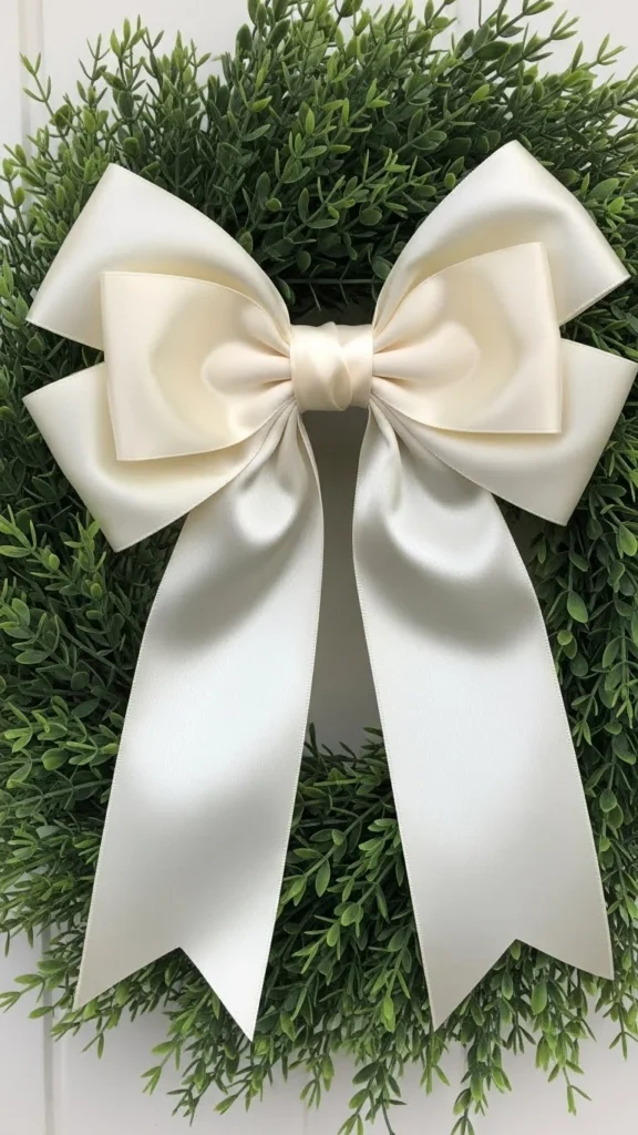Classic Double-Loop Satin Bow