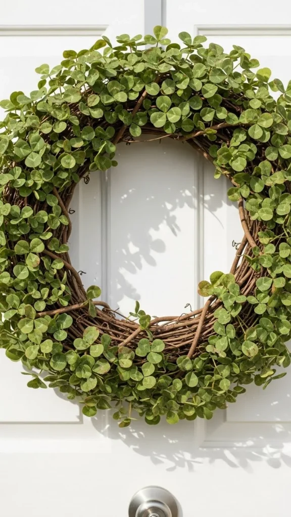 Classic Faux Clover Circle