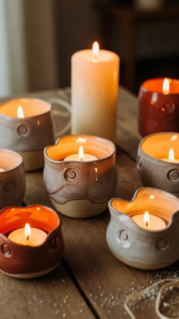 Clay Pinch Pot Holders