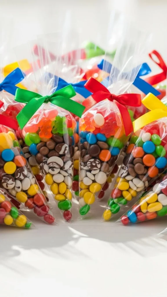 Clear Cellophane Cone Bags