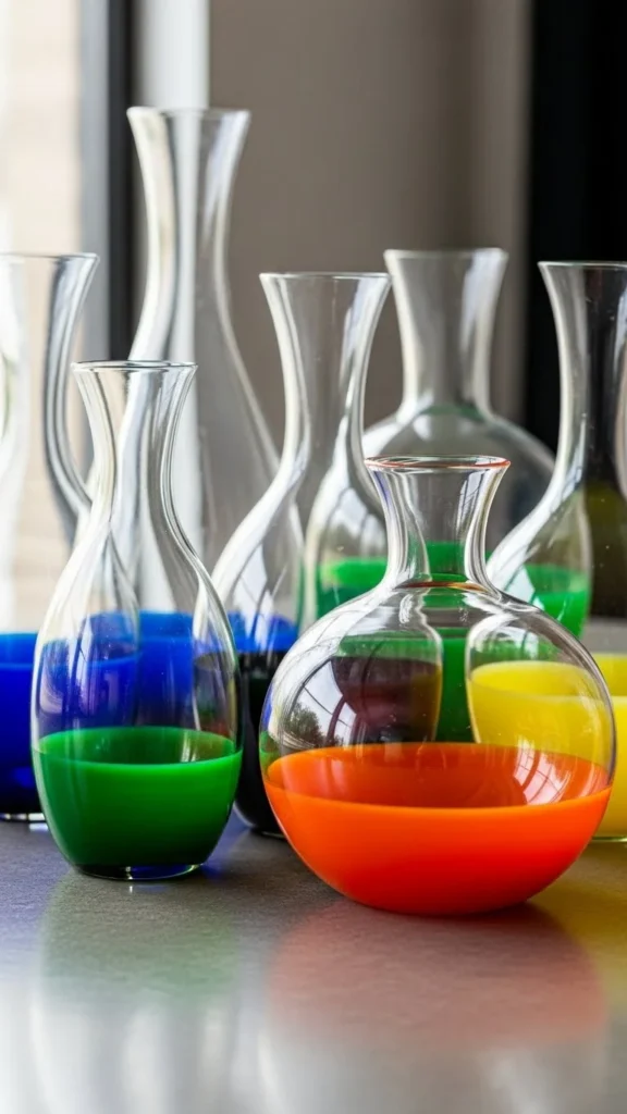 Color Dipped Vase Set