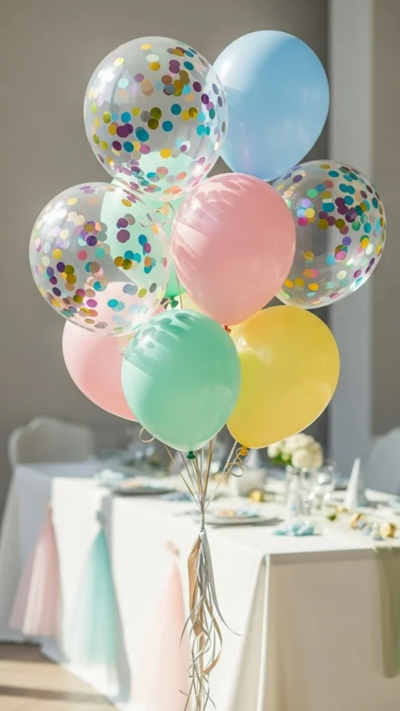 Confetti-Filled Color Pop Bouquet