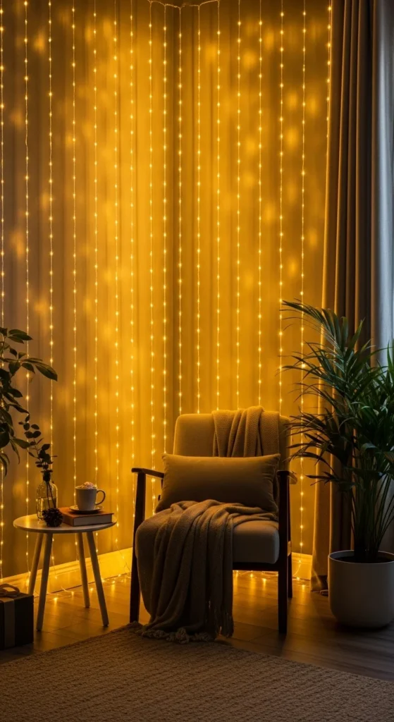 Corner Wall Vertical Lights