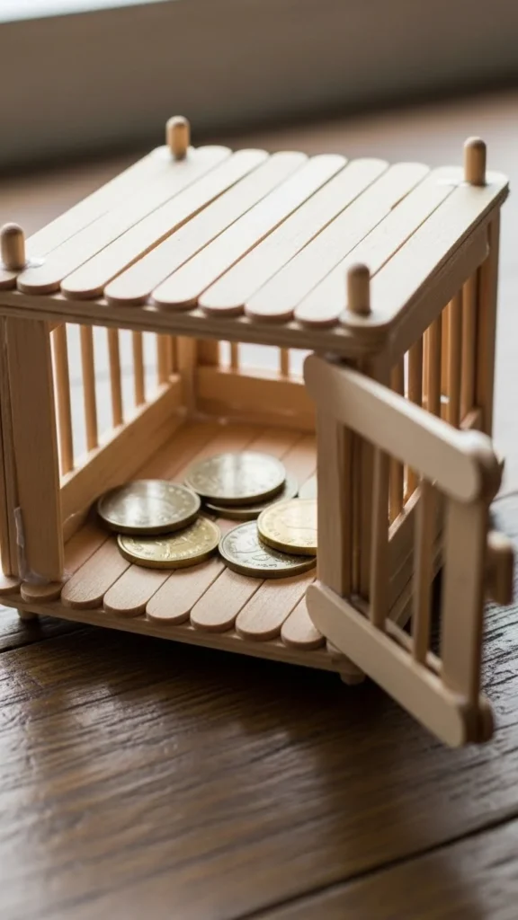 Craft Stick Cage Trap