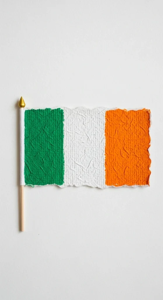 DIY Flag from Recycled Paper