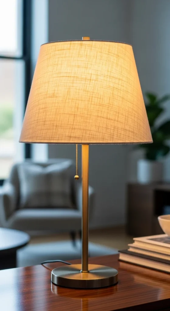 DIY Linen Lamp Shade Cover