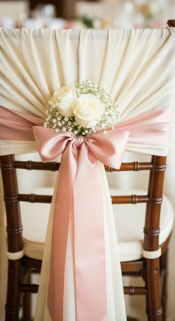 Dress Up Chair Backs with Ribbons or Fabrics