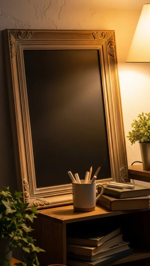 Entry Chalkboard With Frame Layers