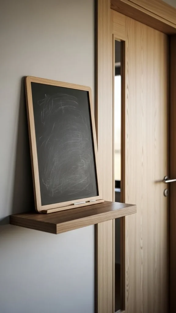 Entry Shelf Chalkboard Sign