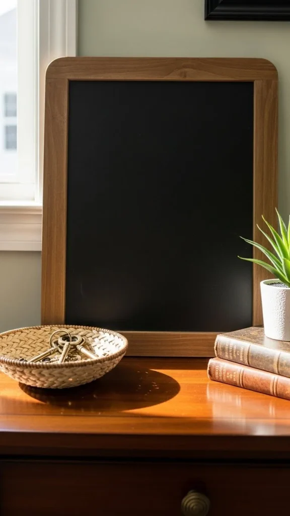 Entry Table Chalkboard Accent