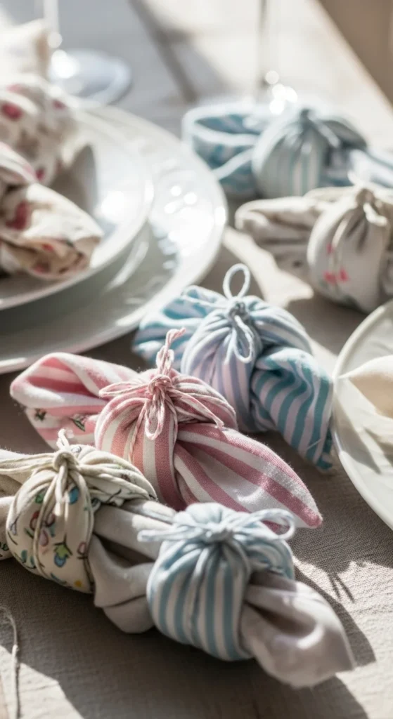 Fabric Scrap Napkin Rings
