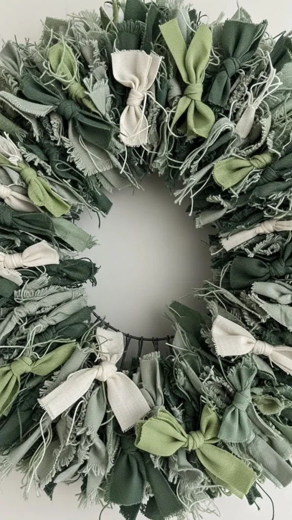 Fabric Scrap Shamrock