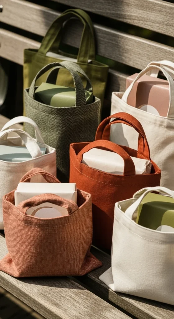 Fabric Tote Gift Bags