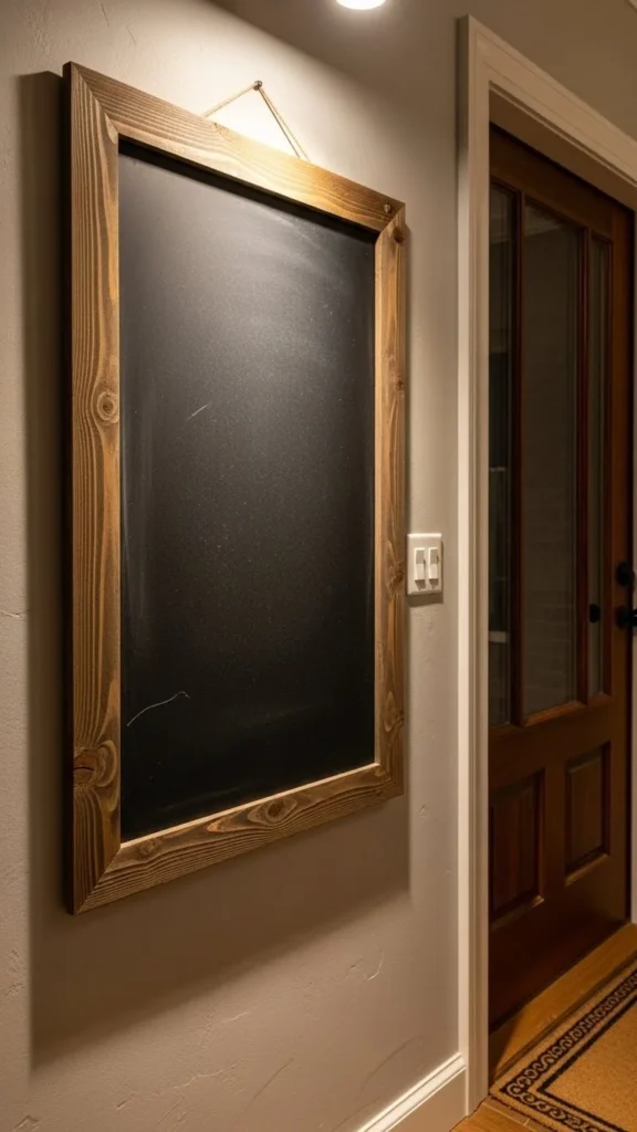 Family Name Entry Chalkboard