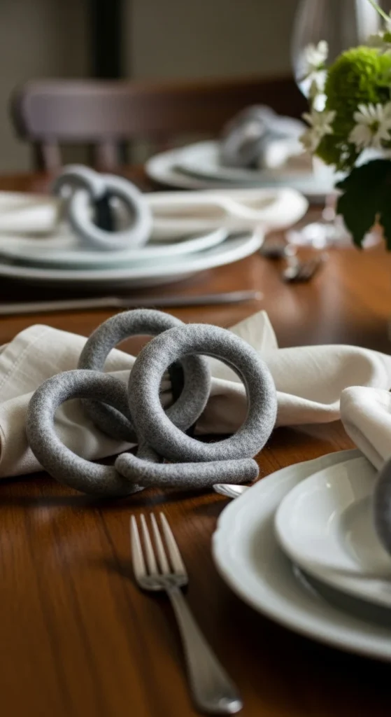 Felt Loop Napkin Rings