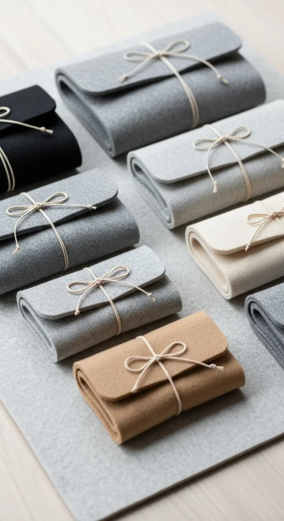 Felt Sheet Gift Pouches