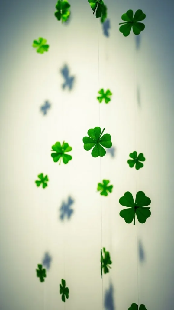 Floating Clover Garland