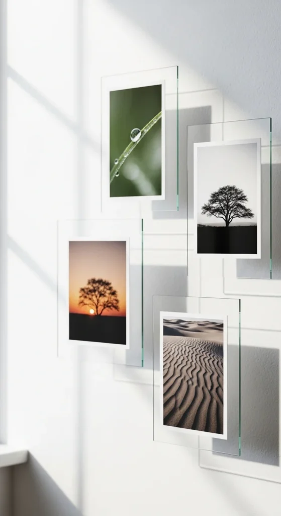 Floating Frame Photo Displays