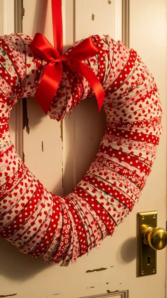 Foam Heart with Fabric Wrap