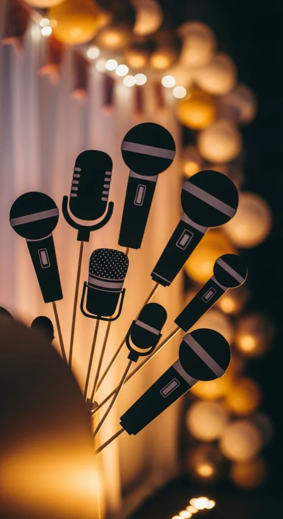 Foam Microphone Props