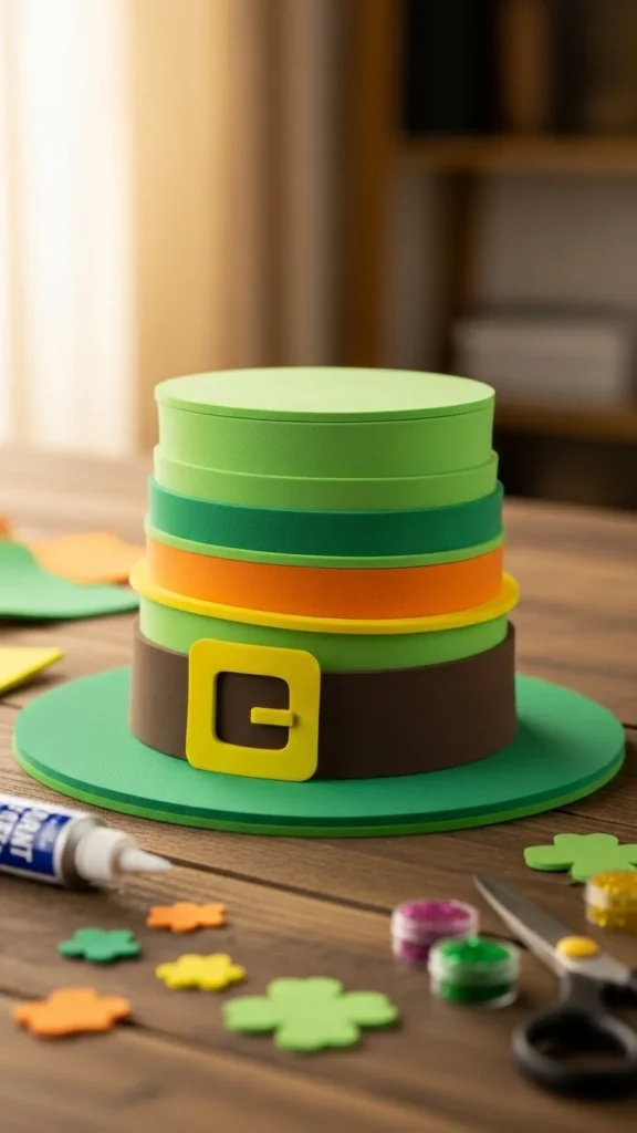 Foam Sheet Leprechaun Hat