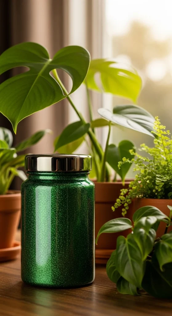 Forest Green Calm Jar