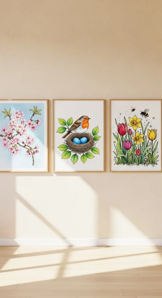 Framed Calendar Pages