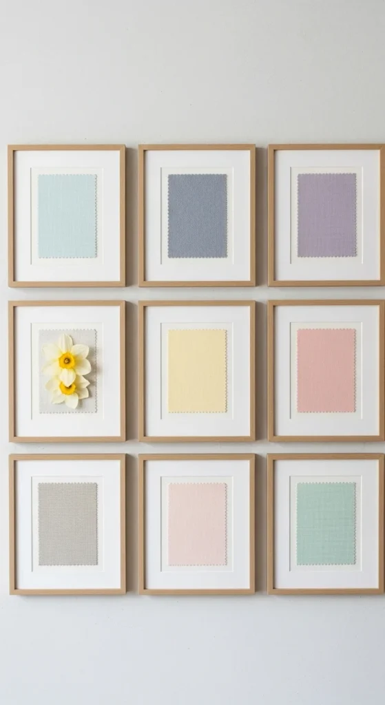 Framed Fabric Swatches